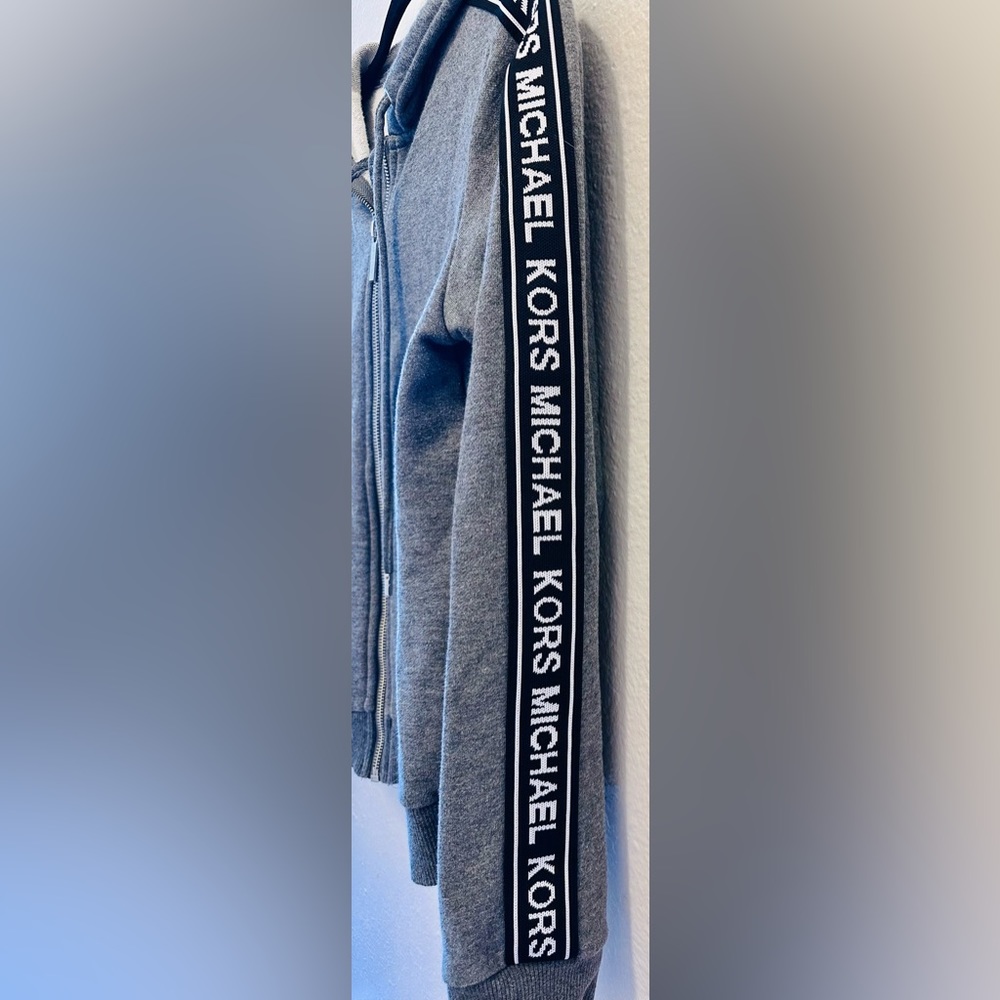 Michael Kors • Zipper Hoodie • Michael Kors logo on arm sleeves
